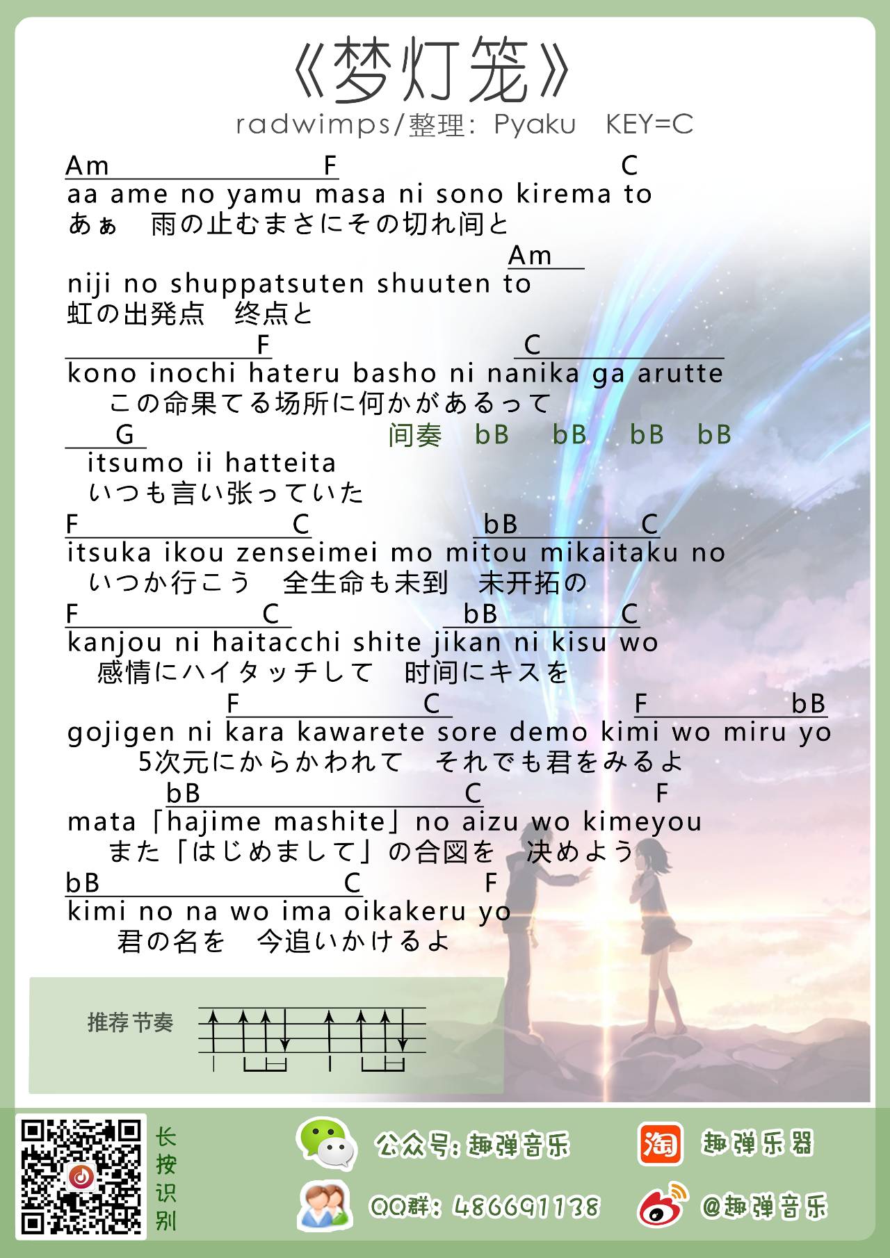 你的名字主题曲前前世世钢琴曲 - 知乎