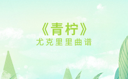 《青柠》尤克里里谱-徐秉龙-G调弹唱伴奏ukulele谱(闲识音)