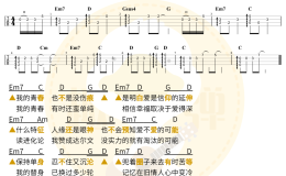 达尔文尤克里里谱 蔡健雅 G调和弦指法ukulele弹唱谱(趣弹音乐)