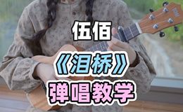 泪桥尤克里里谱 伍佰 G调演奏版ukulele谱(白熊音乐)