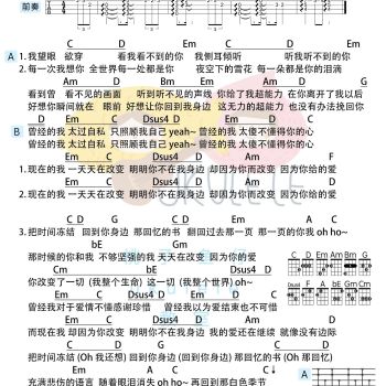 十二月的奇迹尤克里里谱 EXO G调指法版ukulele弹唱伴奏谱(桃子鱼仔教室)