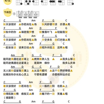 张国荣《春夏秋冬》尤克里里谱 C调编配弹唱ukulele谱(趣弹音乐)