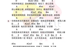 哄我入睡尤克里里谱 五月天 C/A调指法版ukulele弹唱伴奏谱(桃子鱼仔教室)