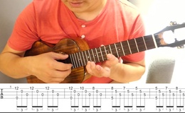 Romance尤克里里谱 Narciso Yepes 标准调ukulele指弹谱(胖子哇)