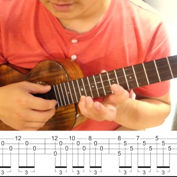 Romance尤克里里谱 Narciso Yepes 标准调ukulele指弹谱(胖子哇)