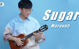 《Sugar》尤克里里指弹谱_Maroon 5_ukulele四线谱(桃子鱼仔教室)