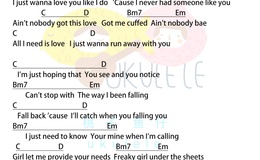 《Like I Do》尤克里里谱_J.Tajor_弹唱伴奏ukulele谱_G调版(桃子鱼仔教室)